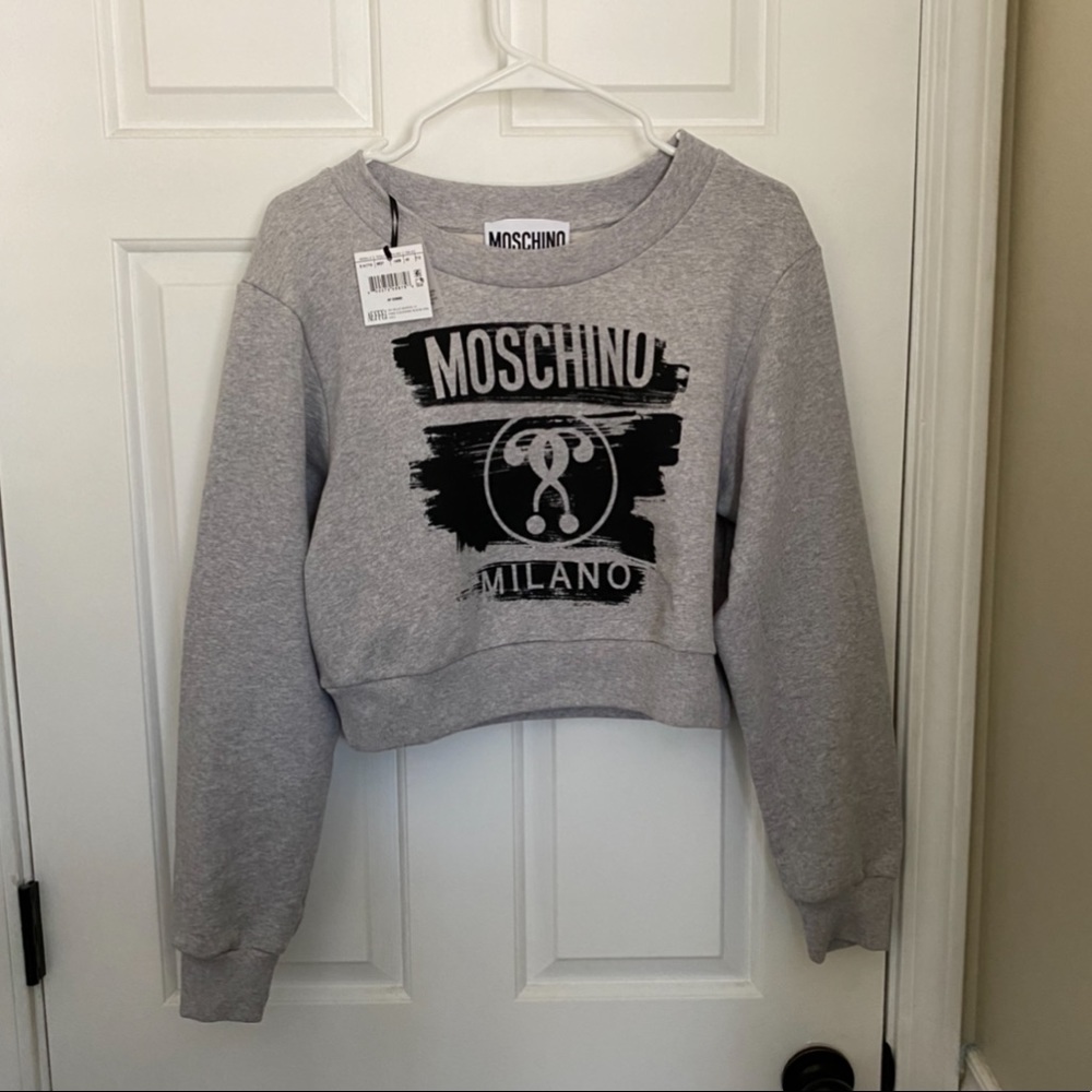 Moschino Couture Graphic Sweatshirt NWT Sz. 6 (US)